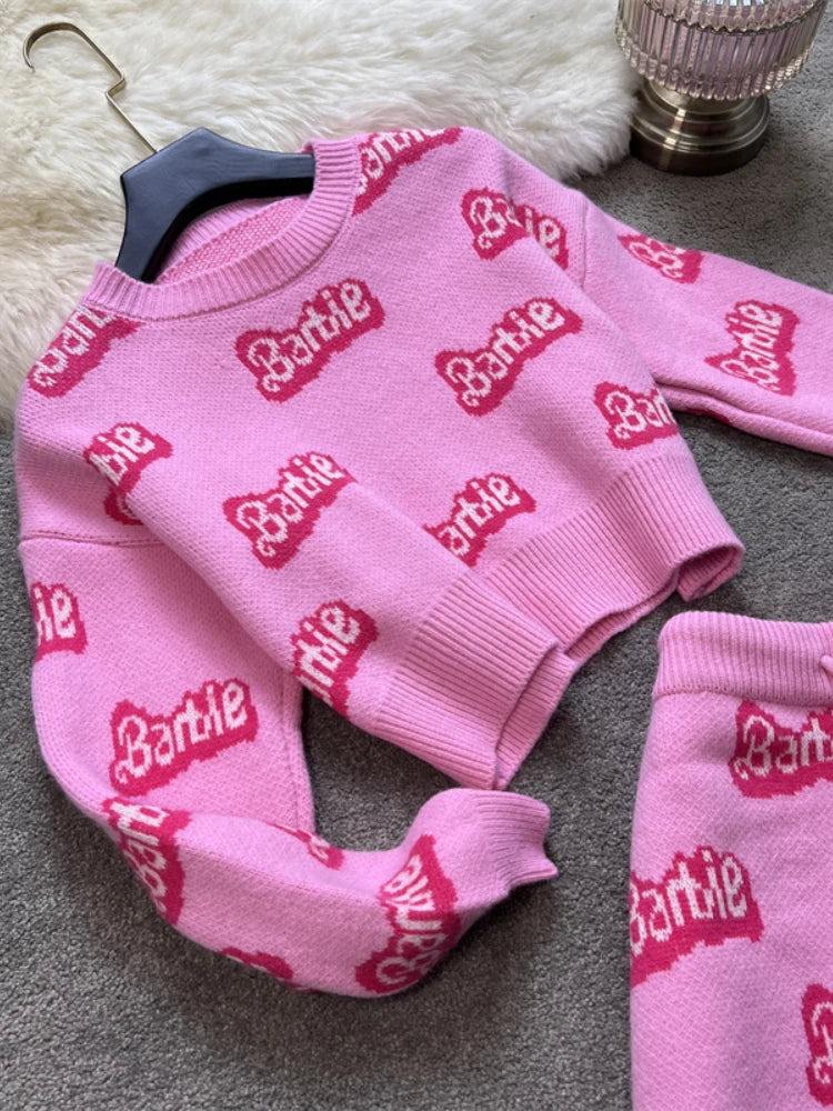 Barbie Knitted Suit 2 Piece Set